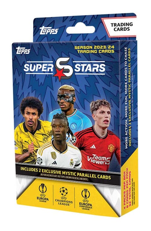 Topps: UEFA Champions League Super Stars 2023/24 Trading Cards Hanger Pack
