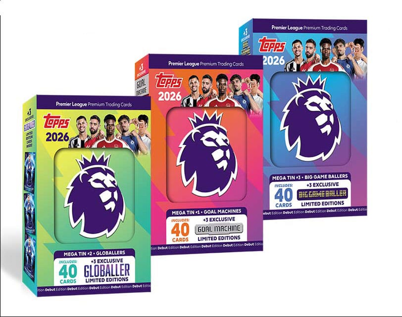 Topps - Premier League 2025/26 Trading Cards Mega Tin